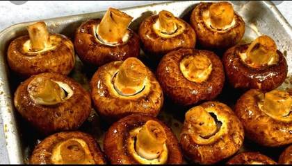 Grilled Champignon Mushrooms