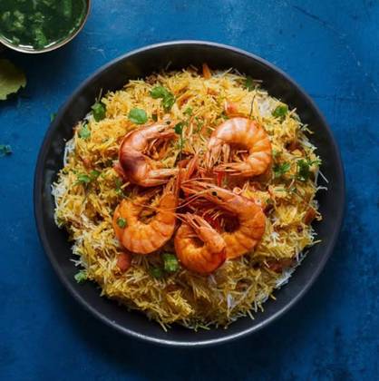 Biryani de Camarão