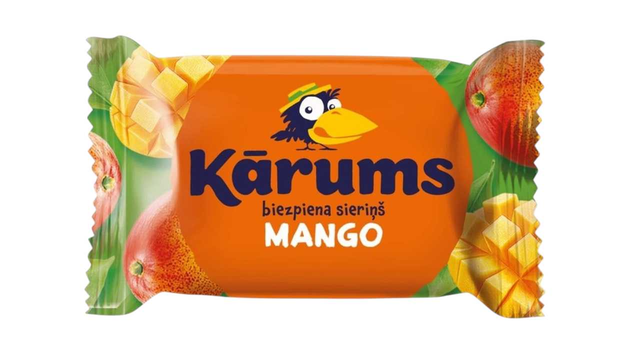 Mango Curd Cheese In Mango Flavor Glaze 45g