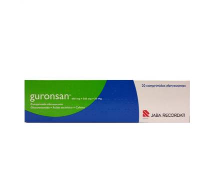 Guronsan 400/500/50 Mg X 20 Effervescent Tabs