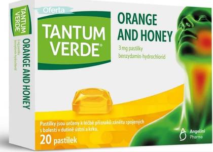 Tantum Verde Orange-Honey 3 Mg Blister 20 Unit(s) Lozenges