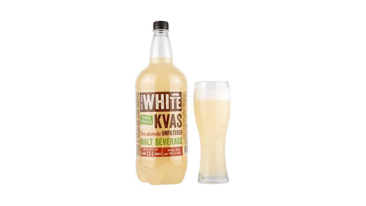 Квас Тарас Белый 1.5L