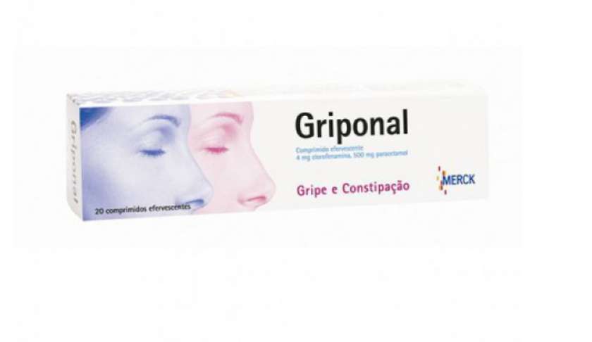 Griponal 4 Mg + 500 Mg Tablet Container 20 Unit(s) Effervescent Tabs