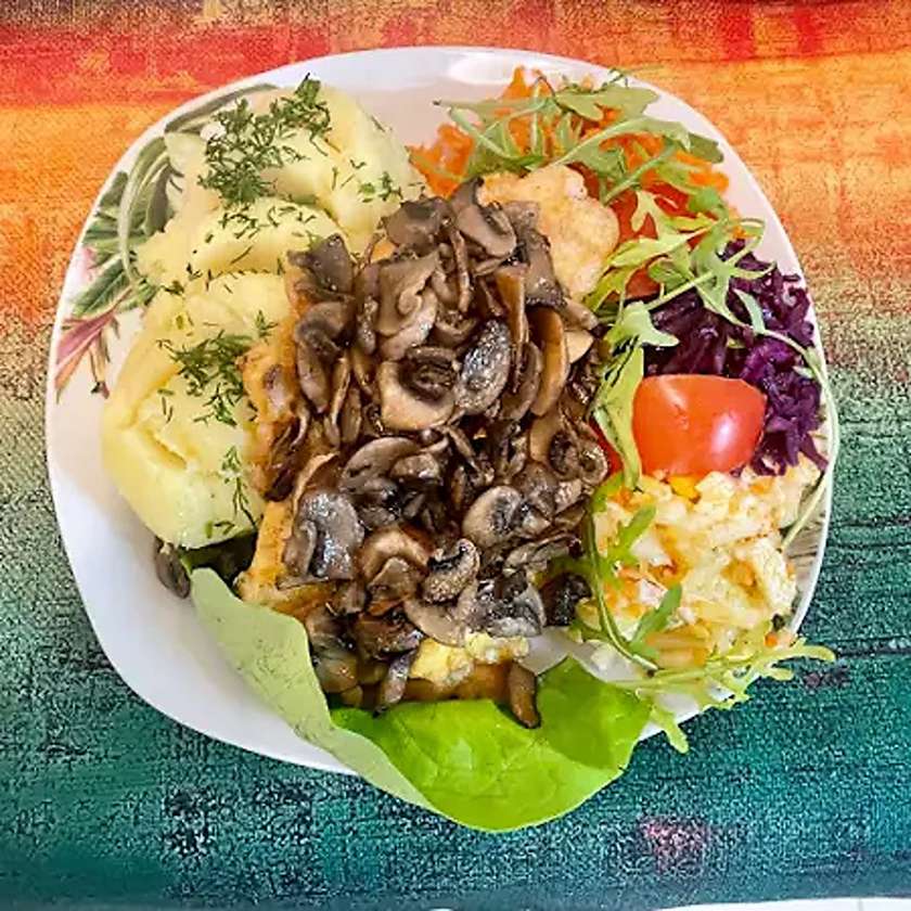 Eskalopki z kurczaka z pieczarkami