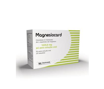 Magnesiocard 1229.6 Mg X 20 Oral Sol Powder Sachet