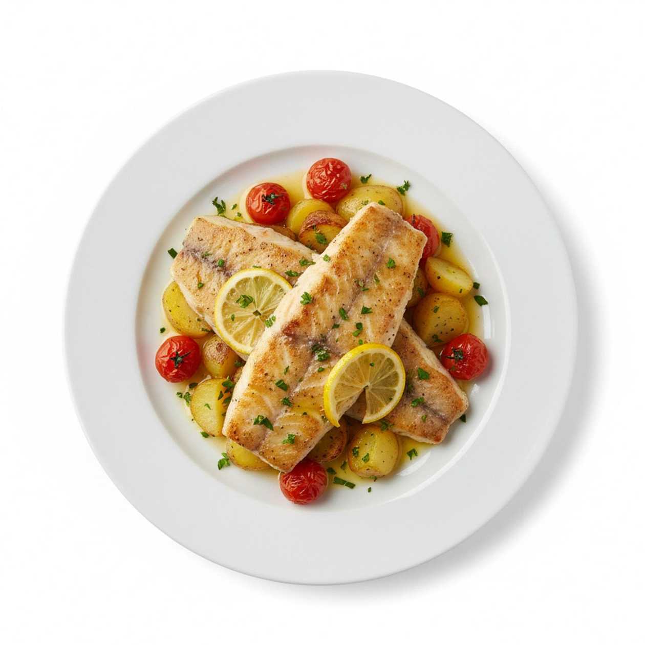 Baked Hake Fillets
