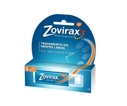 Zovirax 50 Mg/G-2 G X 1 Cream Dispenser Dose