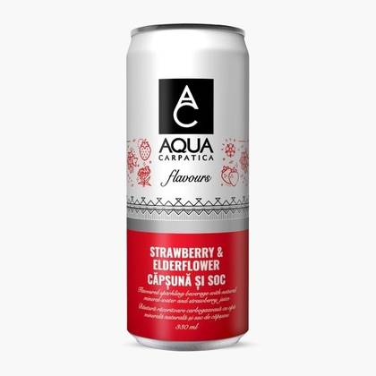 Aqua Flavours Strawberry & Elderflower 330ml