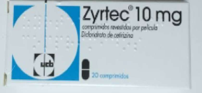 Zyrtec 10 Mg X 20 Coated Tabs