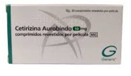 Cetirizine Aurobindo Mg 10 Mg X 20 Coated Tabs