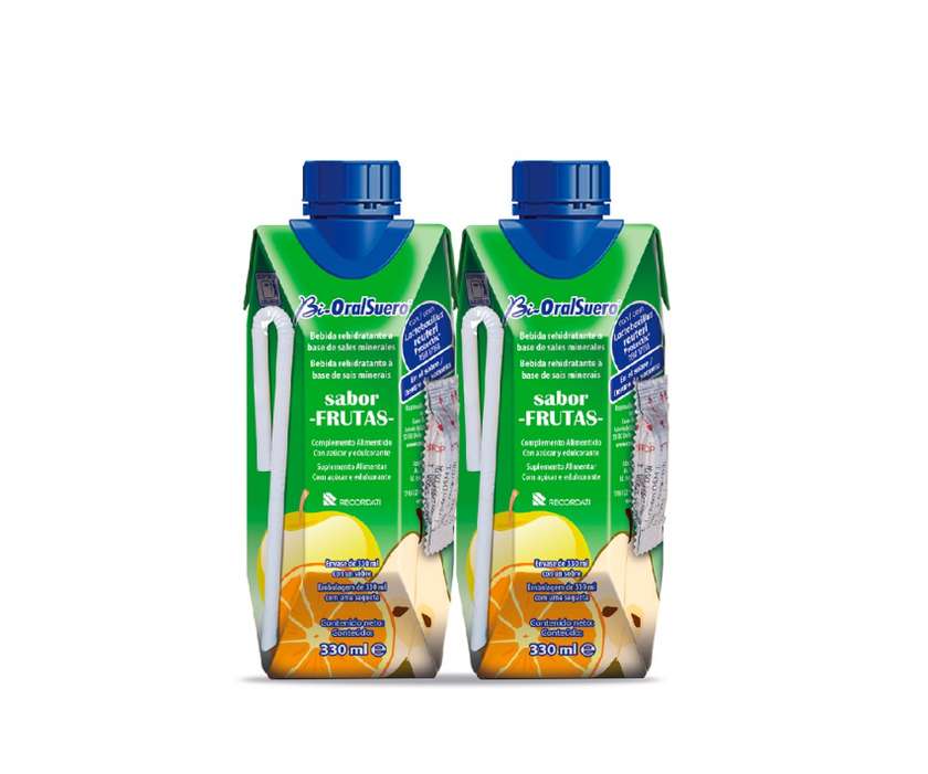 Bi-Oralsuero Fruit Oral Sol 330Ml X2