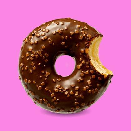 Донат шоколадний