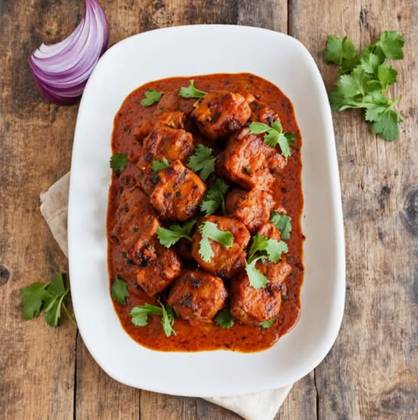 Lamb Kashmiri com Arroz