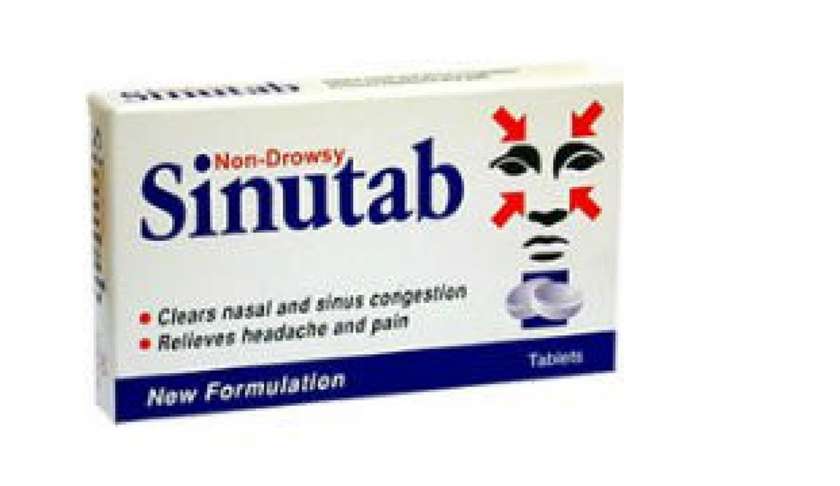 Sinutab II 500/30 Mg X 20 Tabs