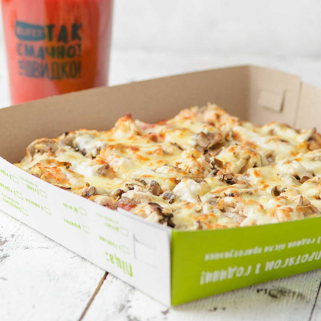 Пiца з куркою та грибами