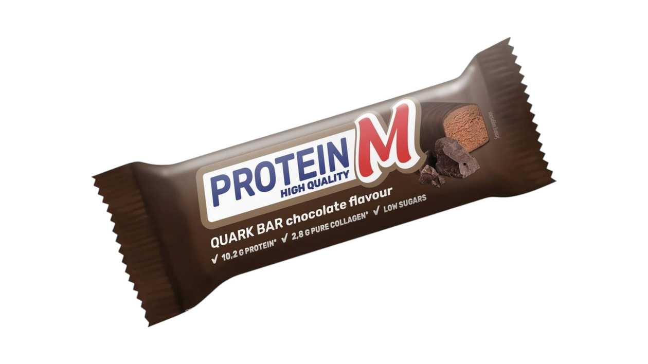 Bar With Quark Chocolate Flavor And Collagen With Sweetener 40g