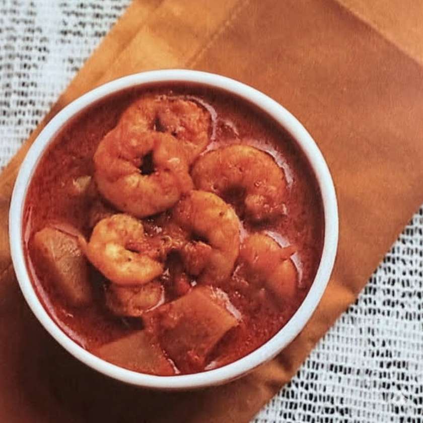 Prawn Curry com Arroz