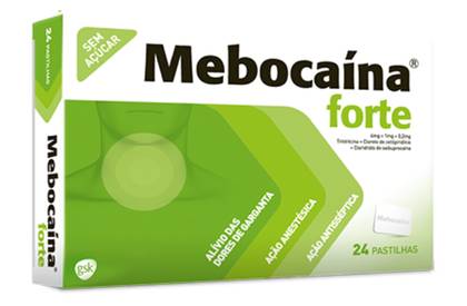 Mebocaína Forte 4/1/0.2 Mg X 24 Lozenges