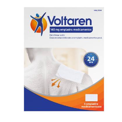Voltaren 24H 140 Mg Sachet 5 Unit(s) Medicated Plaster