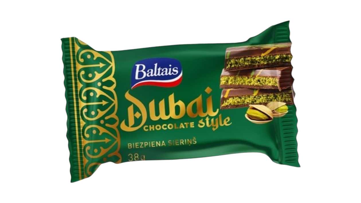 Glazed Curd Bar With Dubai Chocolate Flavor 38g