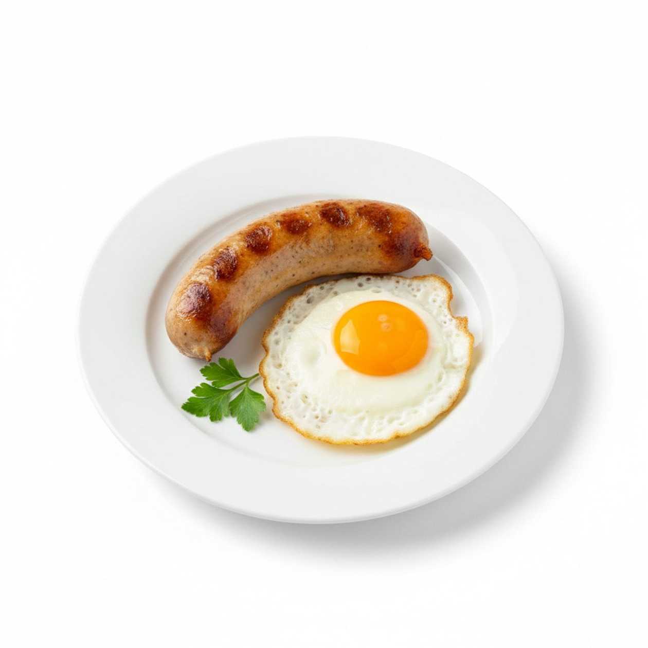 Grilled Alheira Sausage with Egg