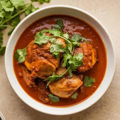 Chicken Rogan Josh com Arroz