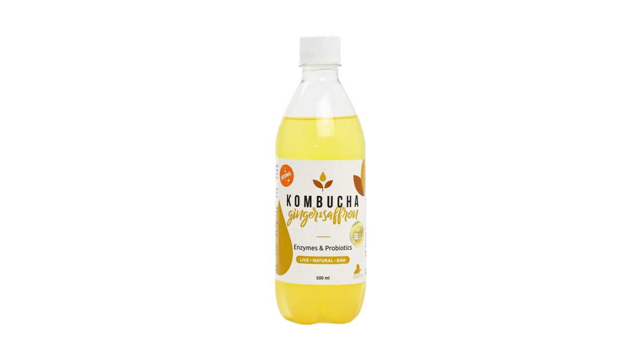 Kombucha Ginger And Saffron 500ml