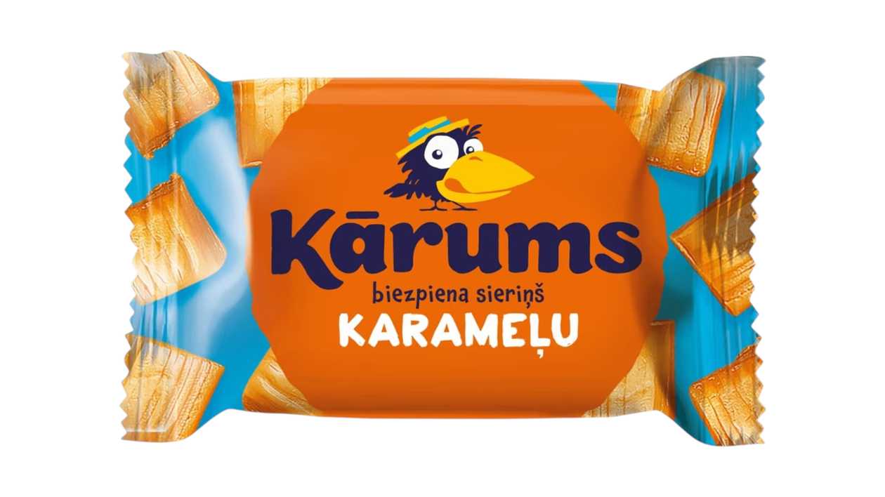 Sweet Glazed Curd Mass With Caramel Flavor 45g