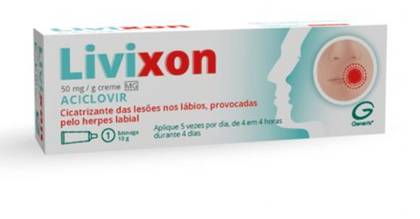 Aciclovir Livixon 50 Mg/G Cream Tube - 10G