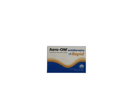 Aero-Om Rapid Antidiarrheal Mg 2 Mg Blister 12 Unit(s) Oral Lyophil