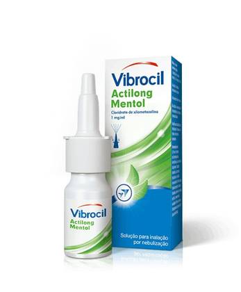 Vibrocil Actilong Menthol 1 Mg/Ml Nebulizer Bottle 10 Ml Nebulization Inhal Sol