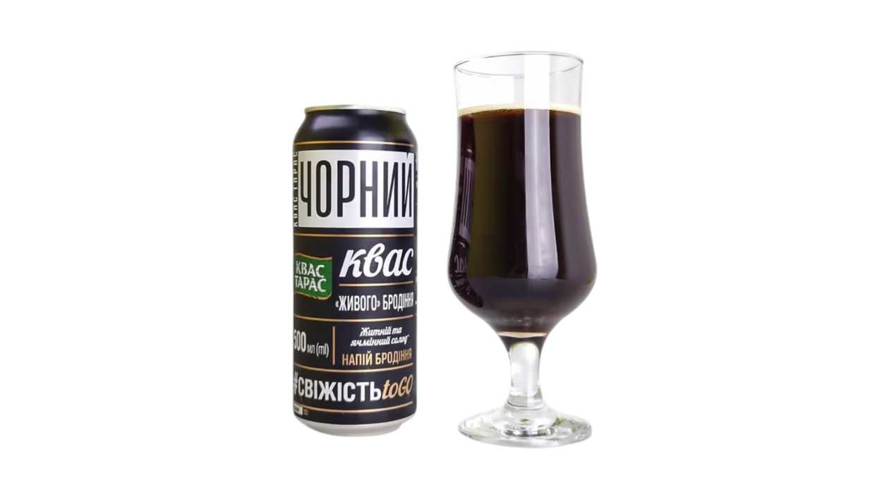 Kvass Taras Black Can 500ml