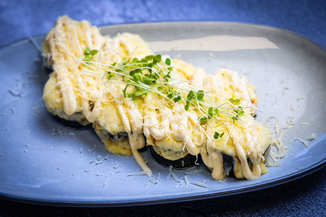 Küpsetatud Caesar krevetiga 8tk