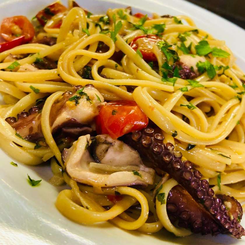 Linguini Octopus