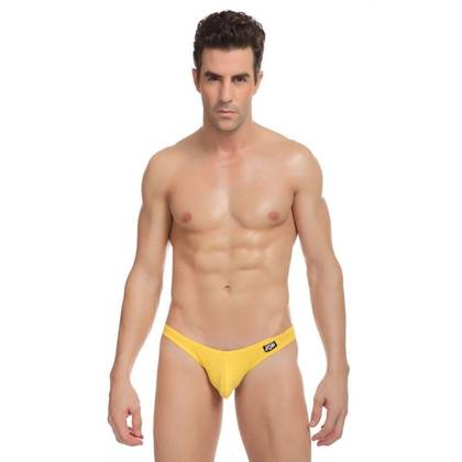 Men's JOK Thong, Yellow, Size XL