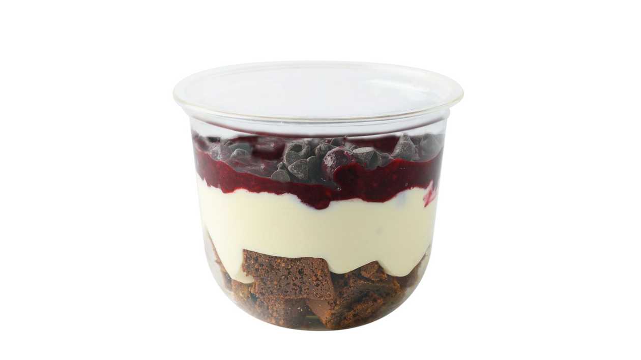 Choc-Chip Yoghurt Brownie Pot