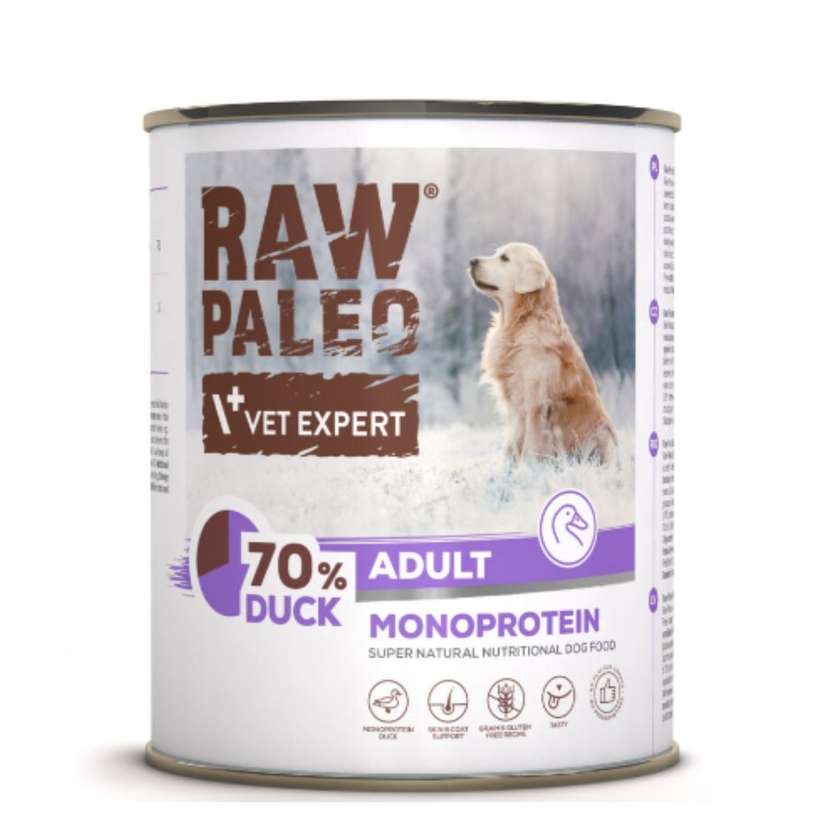 Wet Dog Food Raw Paleo - Duck 800g