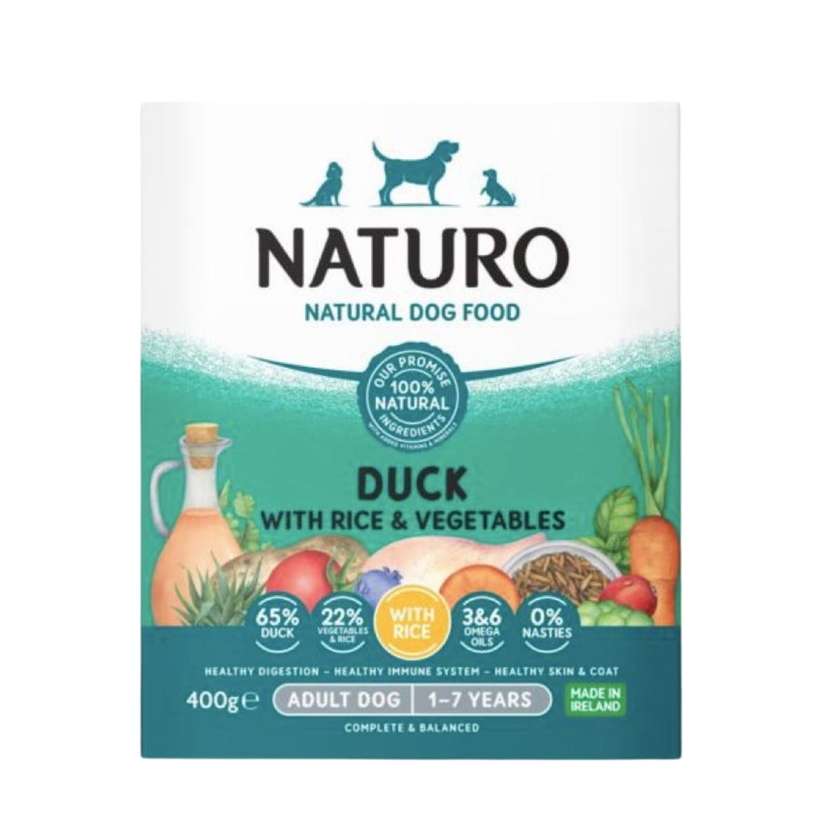 Naturo - Tray – Duck With Rice And Vegetables 400g