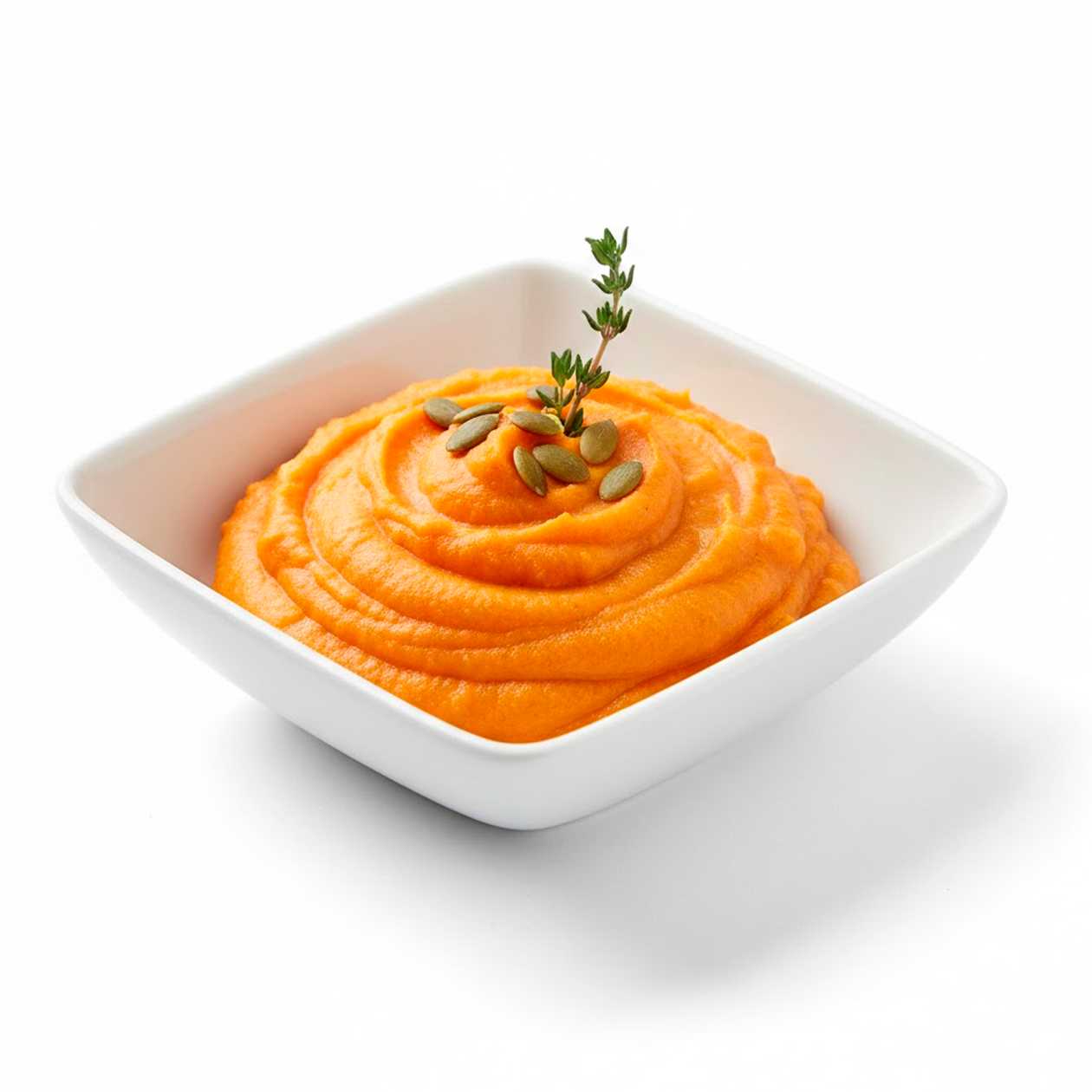 Mashed sweet potatoes