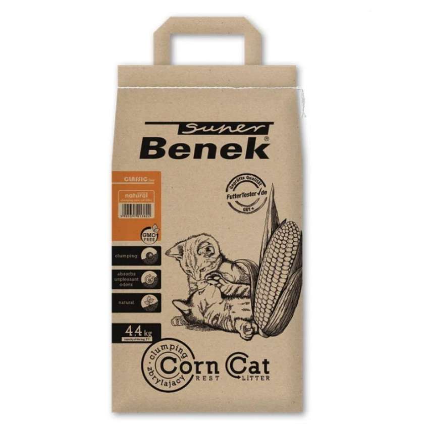 Benek Natural Corn Litter 7l (4.4kg)