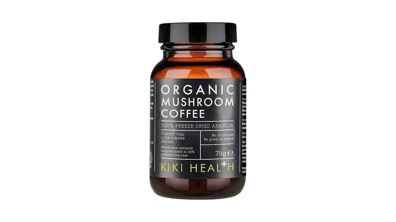 Kiki Health, Organic Mushroom Extract Coffee Powder, 75g
