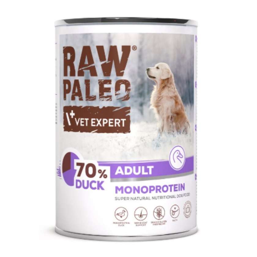 Wet Dog Food Raw Paleo - Duck 400g