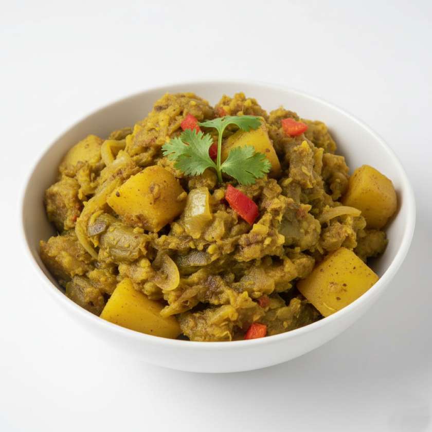 matoke mixed with potatoes