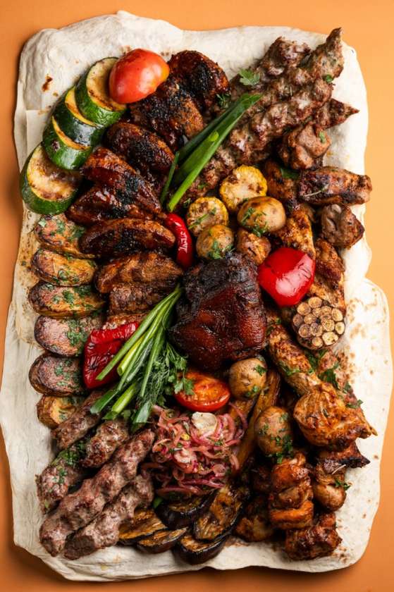 Mięsna uczta z grilla