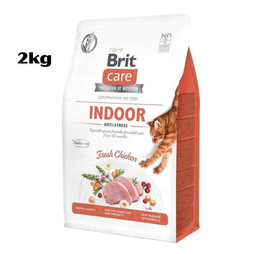 Brit Care Cat Adult Indoor Anti - Stress - Chicken 2kg