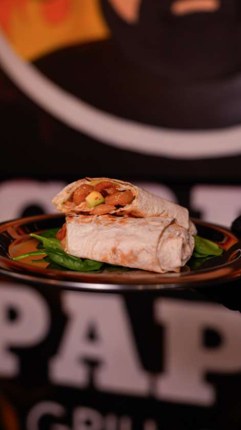 shawarma z krewetkami