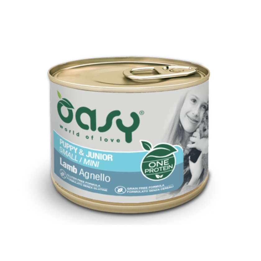 Wet Puppy Food Oasy One Protein For Puppies - Lamb 200g