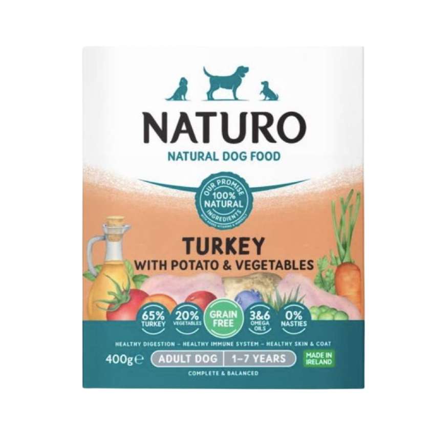 Naturo - Tray – Turkey With Vegetables And Potatoes 400g