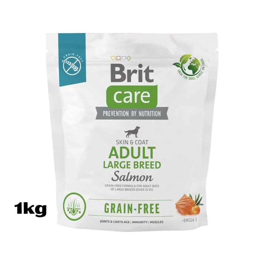 Brit Care Dog Grain-Free Adult Large Breed - Salmon 1kg