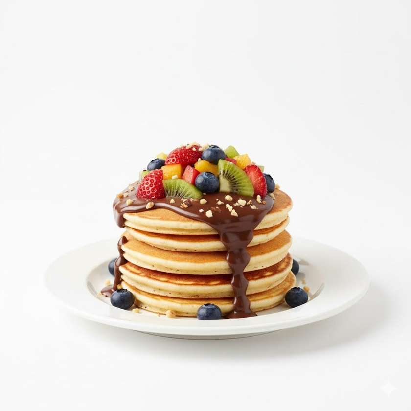 3 Fruits & Nutella Pancakes